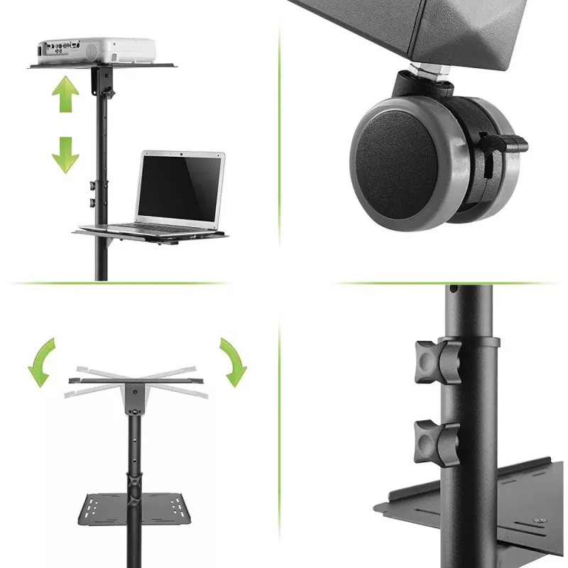 Stojak pod laptopa Techly ICA-TB TPM-10 Czarny