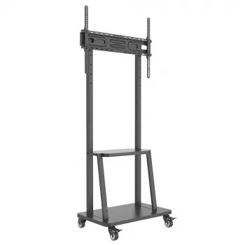 Techly Floor Stand with Shelf for 32-70 inch LCD/LED/Plasma TV