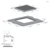 Candy CDTP644SC/E1 Czarna Płyta indukcyjna do zabudowy 59 cm 4 stref(y)