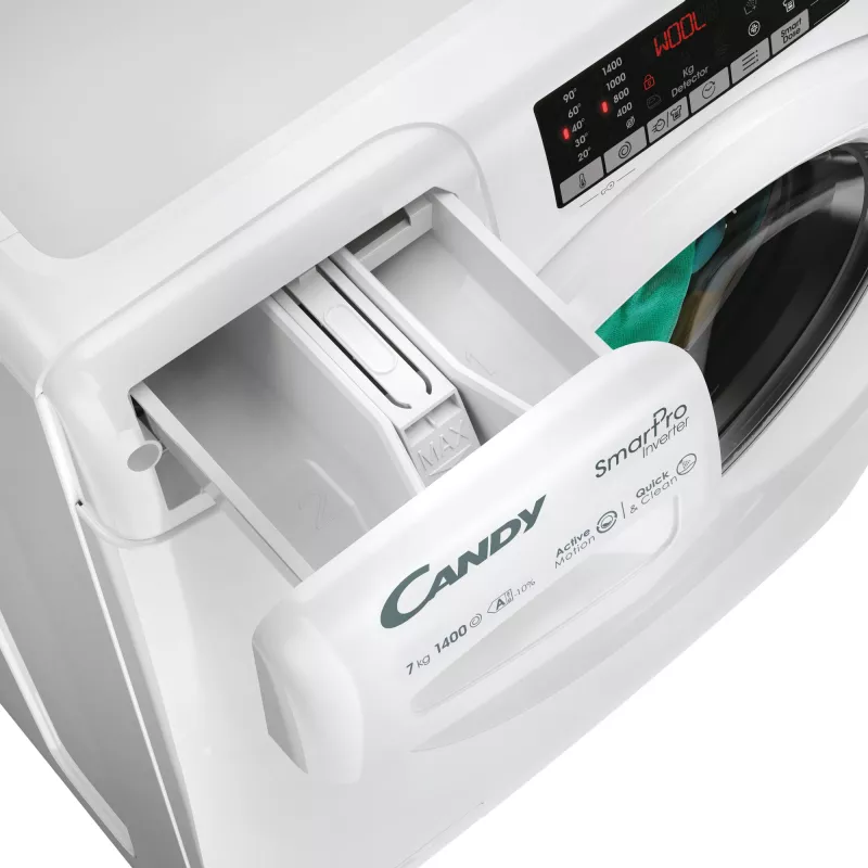 Pralka Candy Smart Pro Inverter CO 474TWM6/1-S ładowana od przodu 7 kg 1400 obr./min biała
