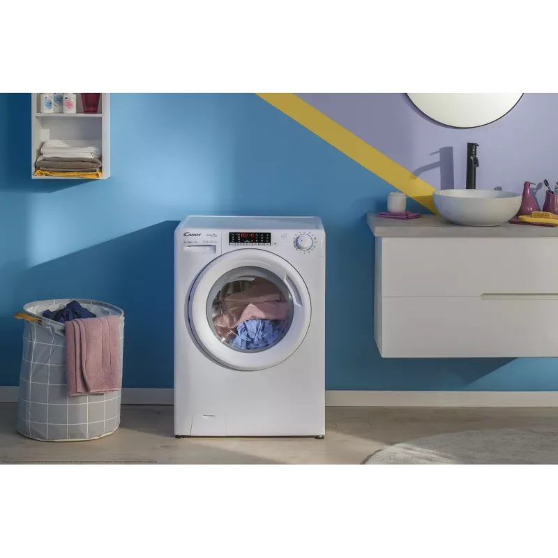 Pralka Candy Smart Pro Inverter CO 474TWM6/1-S ładowana od przodu 7 kg 1400 obr./min biała