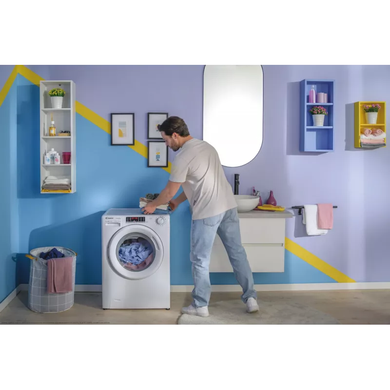 Pralka Candy Smart Pro Inverter CO 474TWM6/1-S ładowana od przodu 7 kg 1400 obr./min biała