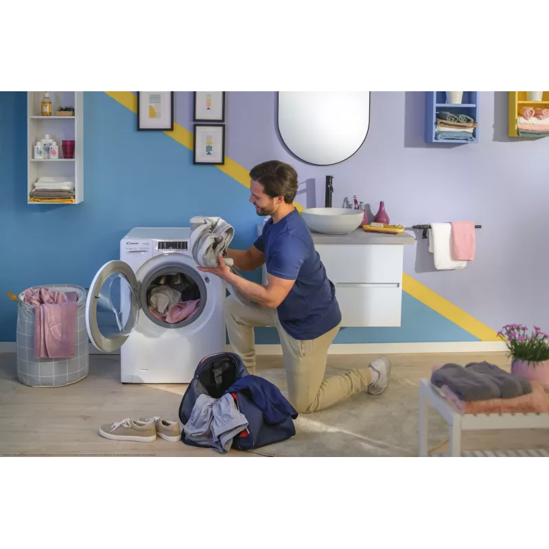 Pralka Candy Smart Pro Inverter CO 474TWM6/1-S ładowana od przodu 7 kg 1400 obr./min biała