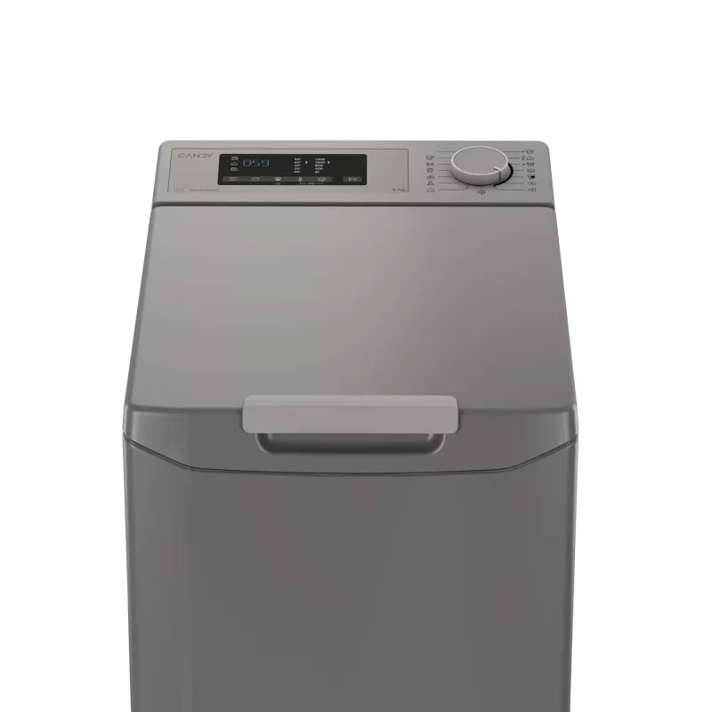 Pralka Candy TCA283DR2-S ładowana od góry 8 kg 1200 obr./min Antracyt