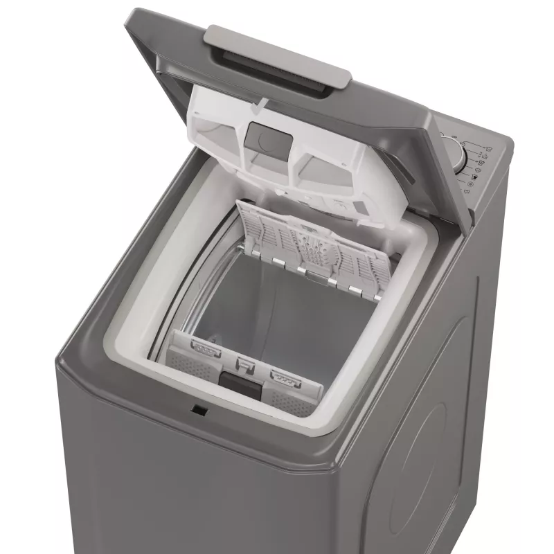 Pralka Candy TCA283DR2-S ładowana od góry 8 kg 1200 obr./min Antracyt