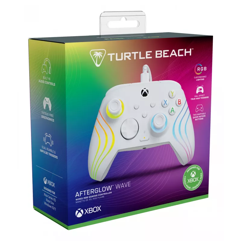 Gamepad Turtle Beach Afterglow Wave biały USB PC Xbox Series S X