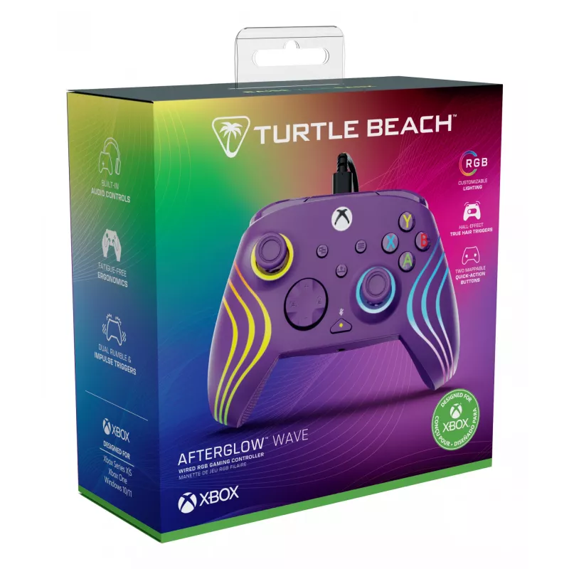 Gamepad Turtle Beach Afterglow Wave fioletowy USB PC Xbox Series X