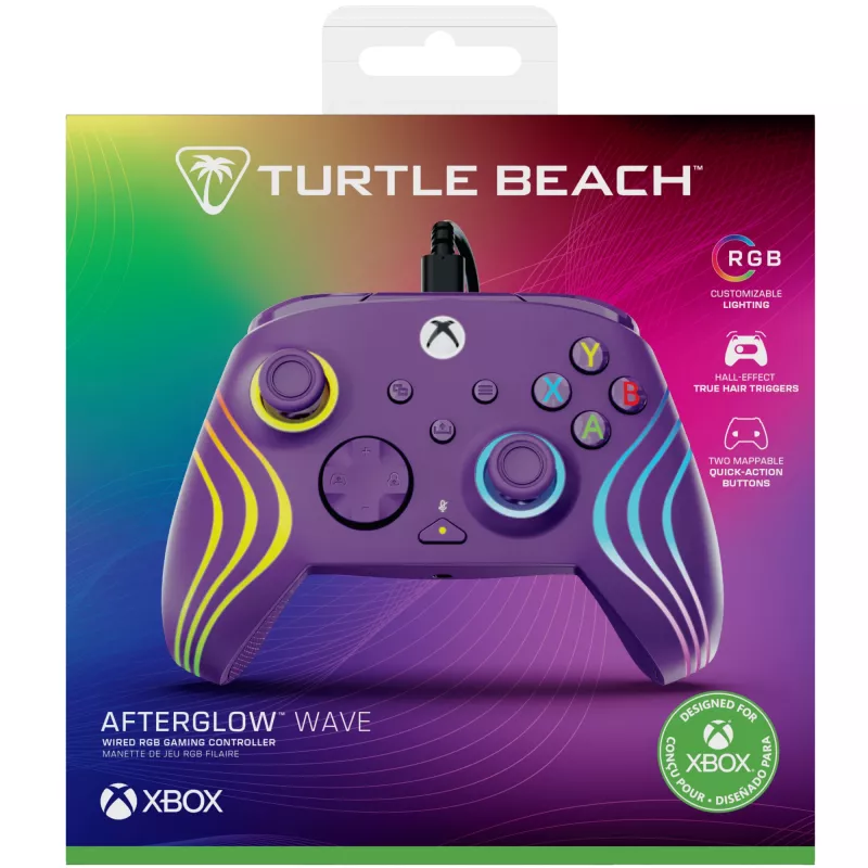 Gamepad Turtle Beach Afterglow Wave fioletowy USB PC Xbox Series X