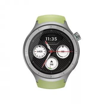 Motorola Moto Watch 3,63 cm (1,43 cala) OLED 47 mm Cyfrowy Dotykowy Srebrny GPS (satelitarny)