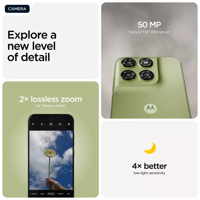 Motorola moto g67 17,3 cm (6,8 cala) Hybrid Dual SIM Android 16.0 5G USB Type-C 4 GB 256 GB 5200 mAh Zielony