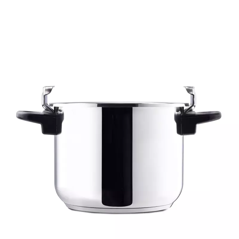 Garnek ze stali nierdzewnej Taurus Classic Moments 6 L — odpowiedni do płyt indukcyjnych, gazowych i ceramicznych, z pokrywką i uchwytami chłodnymi w dotyku