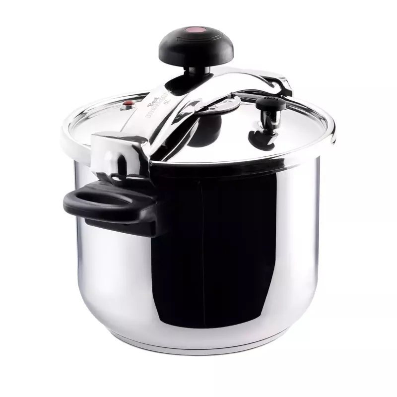 Garnek ze stali nierdzewnej Taurus Classic Moments 6 L — odpowiedni do płyt indukcyjnych, gazowych i ceramicznych, z pokrywką i uchwytami chłodnymi w dotyku