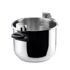 Garnek ze stali nierdzewnej Taurus Classic Moments 6 L — odpowiedni do płyt indukcyjnych, gazowych i ceramicznych, z pokrywką i uchwytami chłodnymi w dotyku