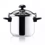 Garnek ze stali nierdzewnej Taurus Classic Moments 6 L — odpowiedni do płyt indukcyjnych, gazowych i ceramicznych, z pokrywką i uchwytami chłodnymi w dotyku