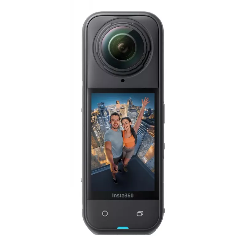 Kamera sportowa Insta360 X5 — 72 MP, 8K Ultra HD (7680×3840), 120 fps, wodoodporna do 15 m, 2400 mAh