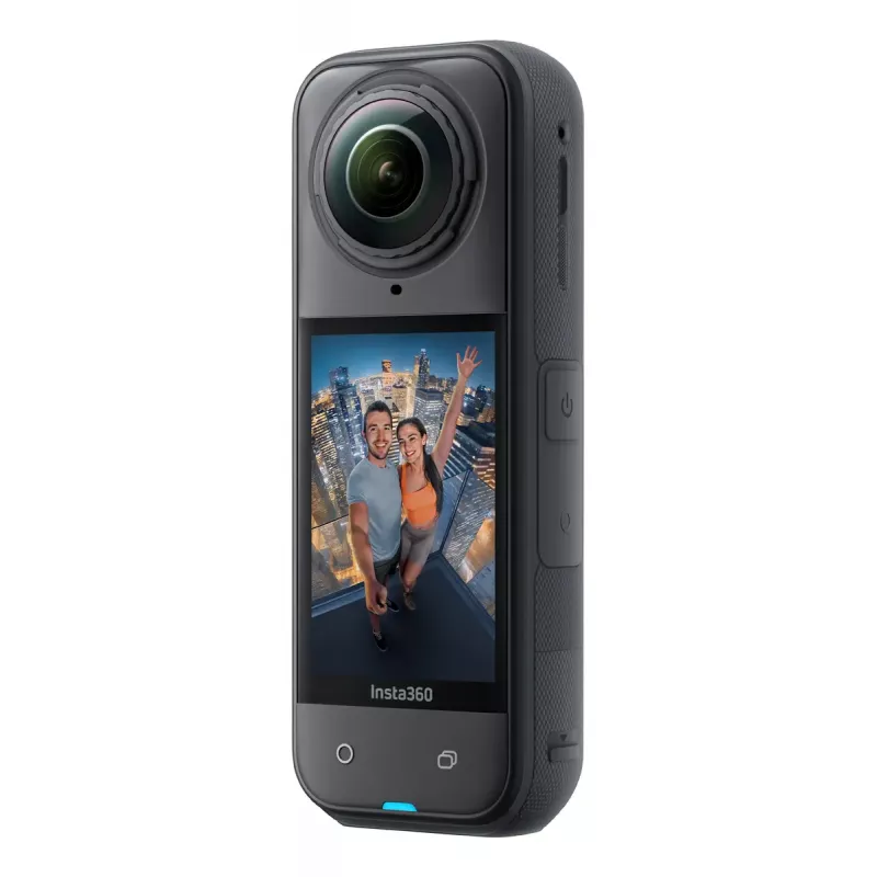 Kamera sportowa Insta360 X5 — 72 MP, 8K Ultra HD (7680×3840), 120 fps, wodoodporna do 15 m, 2400 mAh