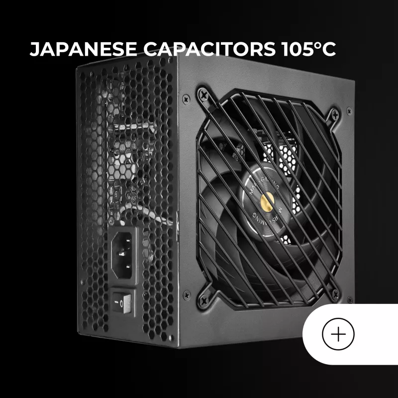 Mars Gaming MPB650SIM zasilacz 650 W 24-pin ATX ATX Czarny