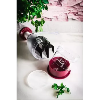 Ręczny siekacz do żywności JATA AC54 Bordeaux Transparent