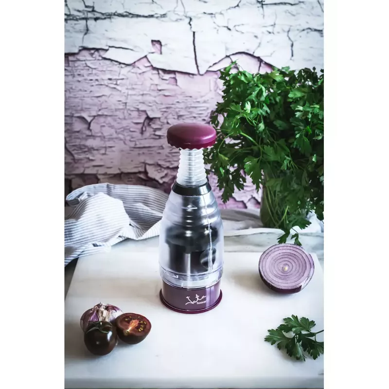 Ręczny siekacz do żywności JATA AC54 Bordeaux Transparent