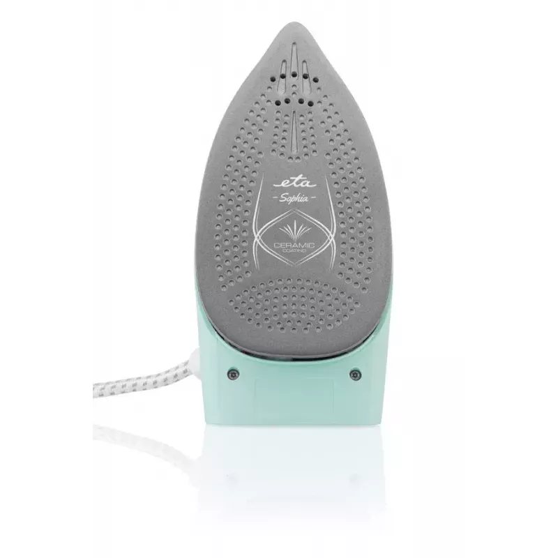 Żelazko parowe ETA Sophia ETA127190000 — ceramiczna stopa, 1100 W, zbiornik 80 ml, para pionowa, przewód 1,9 m