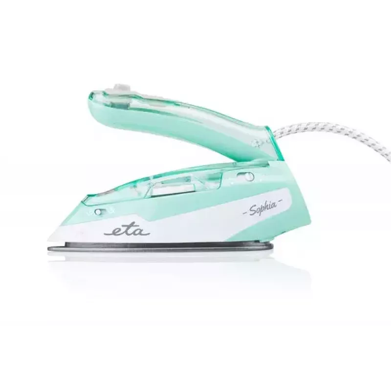 Żelazko parowe ETA Sophia ETA127190000 — ceramiczna stopa, 1100 W, zbiornik 80 ml, para pionowa, przewód 1,9 m