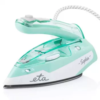 Żelazko parowe ETA Sophia ETA127190000 — ceramiczna stopa, 1100 W, zbiornik 80 ml, para pionowa, przewód 1,9 m
