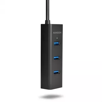 Axagon HUE-S2C koncentrator interfejsu USB 3.2 Gen 1 (3.1 Gen 1) Typ-A 5000 Mbit/s Czarny