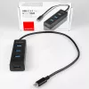 Axagon HUE-S2C koncentrator interfejsu USB 3.2 Gen 1 (3.1 Gen 1) Typ-A 5000 Mbit/s Czarny