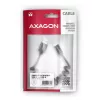 Axagon Kabel USB 2.0 do transmisji danych i ładowania, długość 1,1 m, 3 A, czarny, skręcany. USB A – USB C