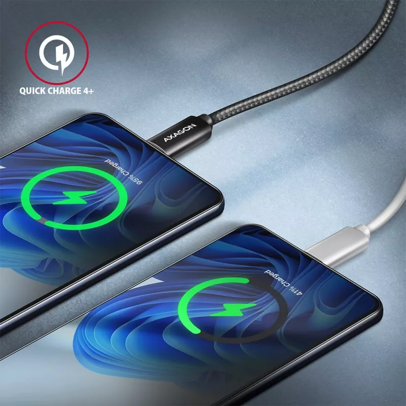 Axagon BUCM432-CM10AB kabel USB USB4 Gen 3x2 1 m USB C Czarny