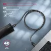 Axagon BUCM432-CM10AB kabel USB USB4 Gen 3x2 1 m USB C Czarny