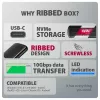 AXAGON EEM2-SC zewnętrzna obudowa USB-C 10Gbps beznarzędziowa metalowa na dysk M.2 NVMe SSD, pojedyncza zatoka, szara