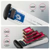 AXAGON EEM2-SC zewnętrzna obudowa USB-C 10Gbps beznarzędziowa metalowa na dysk M.2 NVMe SSD, pojedyncza zatoka, szara