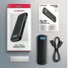 AXAGON EEM2-SC zewnętrzna obudowa USB-C 10Gbps beznarzędziowa metalowa na dysk M.2 NVMe SSD, pojedyncza zatoka, szara