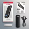 AXAGON EEM2-SC zewnętrzna obudowa USB-C 10Gbps beznarzędziowa metalowa na dysk M.2 NVMe SSD, pojedyncza zatoka, szara