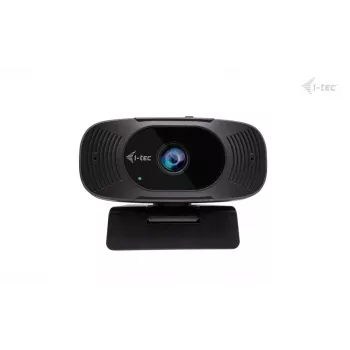 Kamera internetowa i-tec SOLOMON 300 4K, USB, 3840×2160, 8,29 MP, montaż klipsowy, czarna