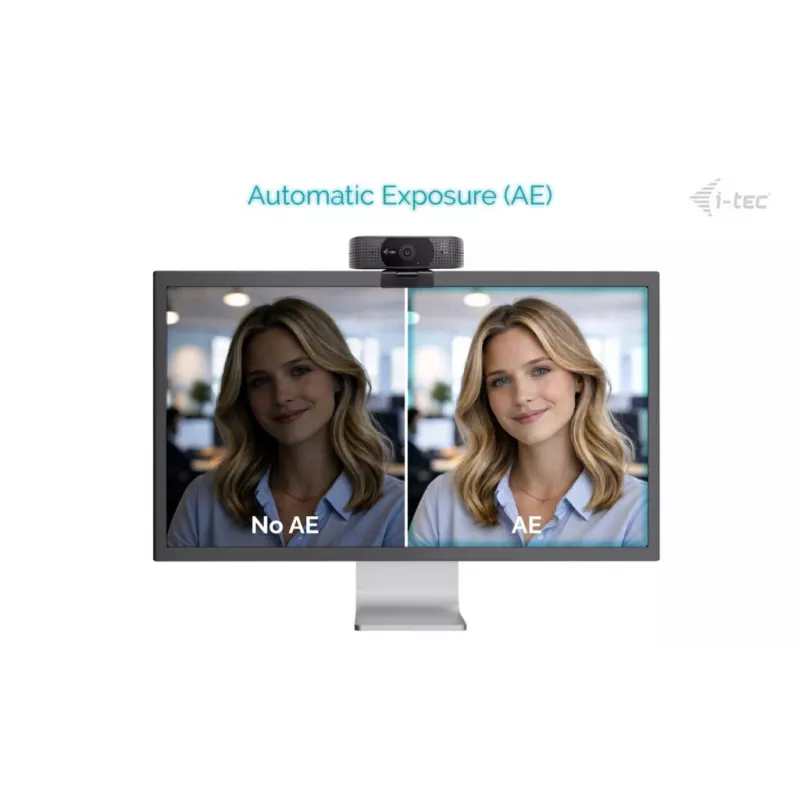 Kamera internetowa ITEC i-tec SOLOMON 500 4K PDAF — 4K Ultra HD, 3840×2160, USB, mocowanie na klips, czarna