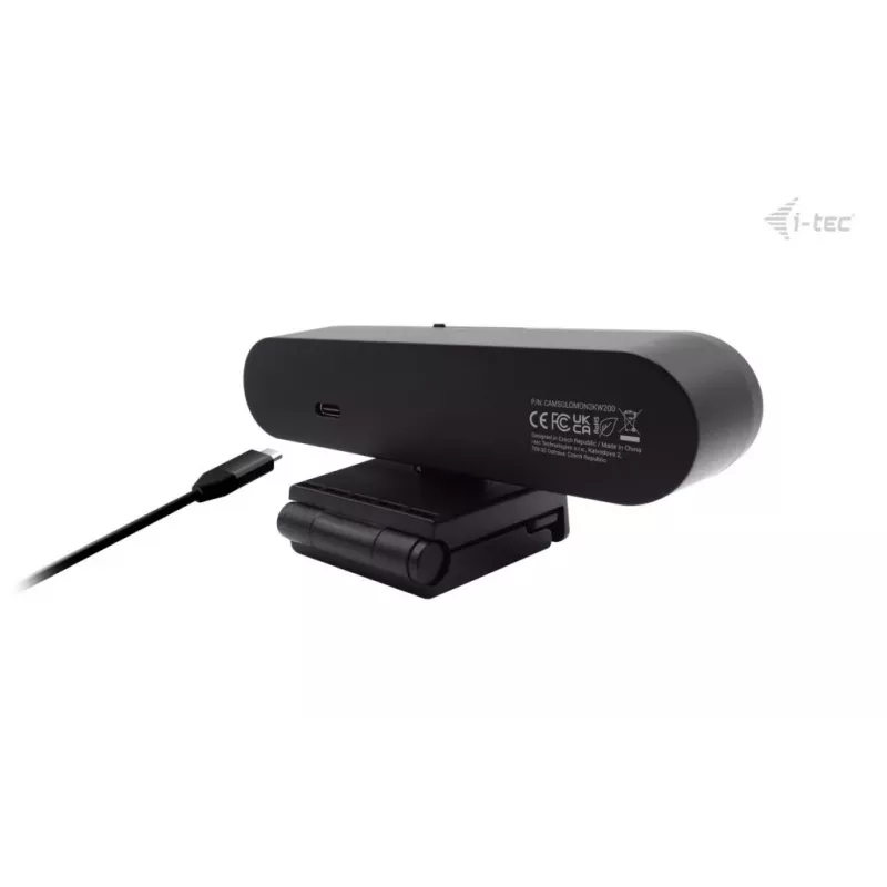 i-tec SOLOMON WH200 Kamera internetowa 2K Windows Hello, 4 MP, 2560 x 1440 pikseli, 2K Ultra HD, 60 fps, 1920x1080@30fps, 1280x720@30fps, 2560x1440@30fps, Auto