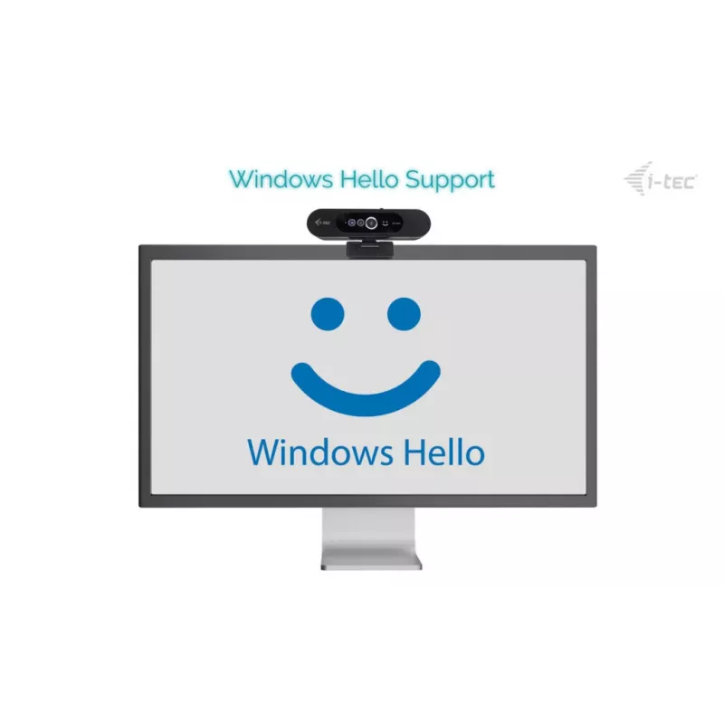 i-tec SOLOMON WH200 Kamera internetowa 2K Windows Hello, 4 MP, 2560 x 1440 pikseli, 2K Ultra HD, 60 fps, 1920x1080@30fps, 1280x720@30fps, 2560x1440@30fps, Auto