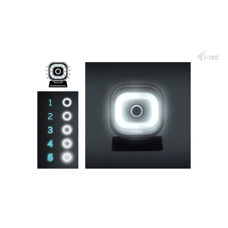 Kamera internetowa ITEC i-tec SOLOMON 700 STREAM 4K z rozdzielczością 3840x2160@60fps, 8,29 MP, USB-C, gwint do statywu 1/4 cala