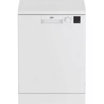Wolnostojąca zmywarka BEKO DVN05320W — pełnowymiarowa 60 cm, 13 kompletów, 49 dB, 5 programów, klasa E