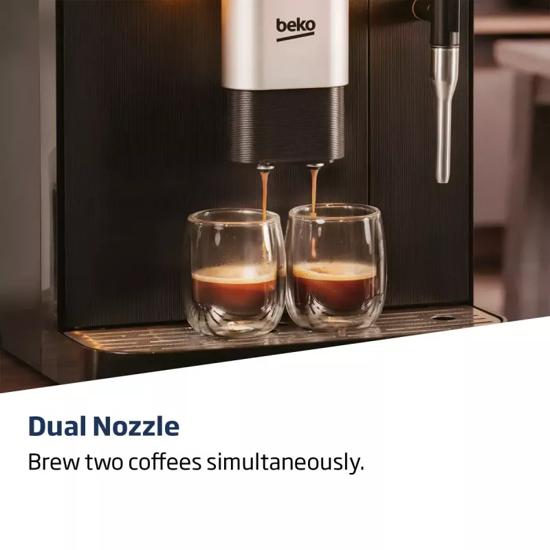Beko CEG7302B CaffeExperto Ekspres do kawy ziarnistej z dyszą parową