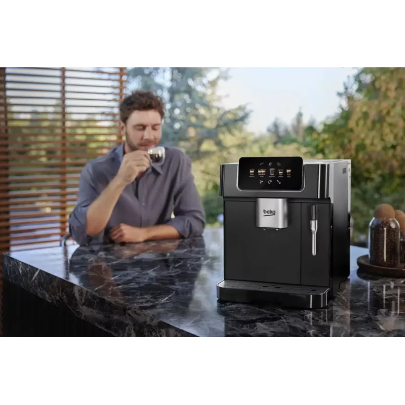 Beko CEG7302B CaffeExperto Ekspres do kawy ziarnistej z dyszą parową