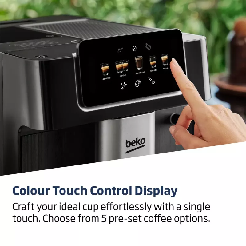 Beko CEG7302B CaffeExperto Ekspres do kawy ziarnistej z dyszą parową
