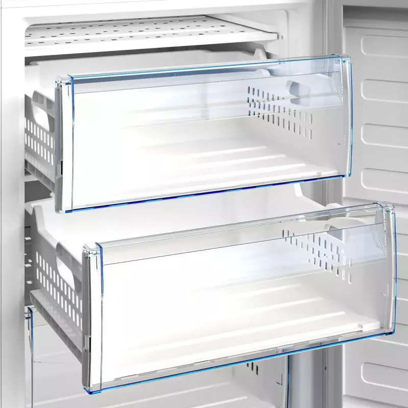 Zamrażarka pionowa Beko RFSA240M41WN — 215 l, biała, szybkie mrożenie, drzwi odwracalne
