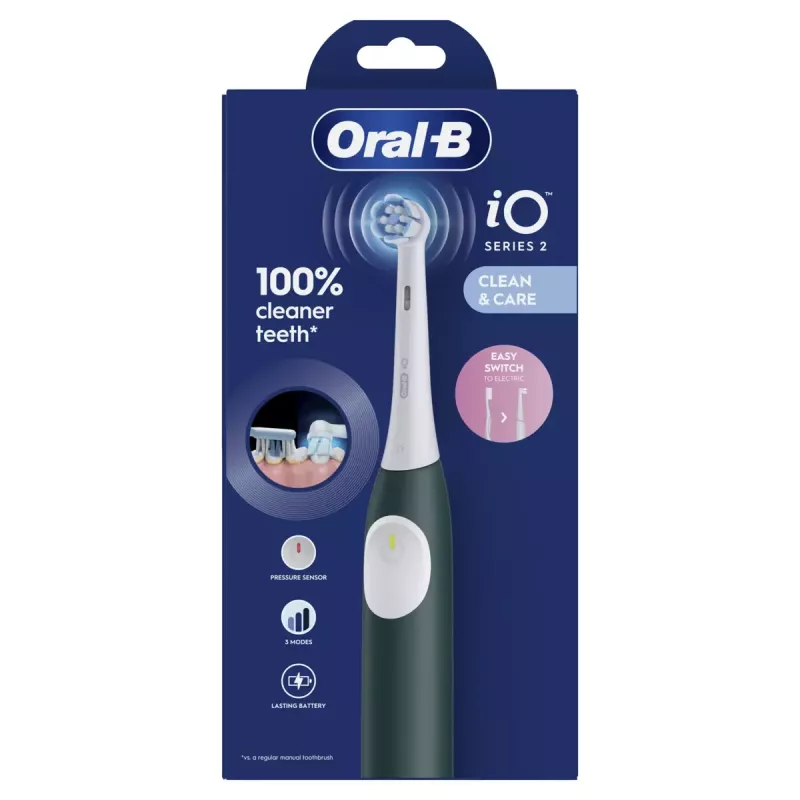 Elektryczna szczoteczka do zębów BRAUN Oral‑B iO2 (model iOS2.1C9.0G) zielony Forest