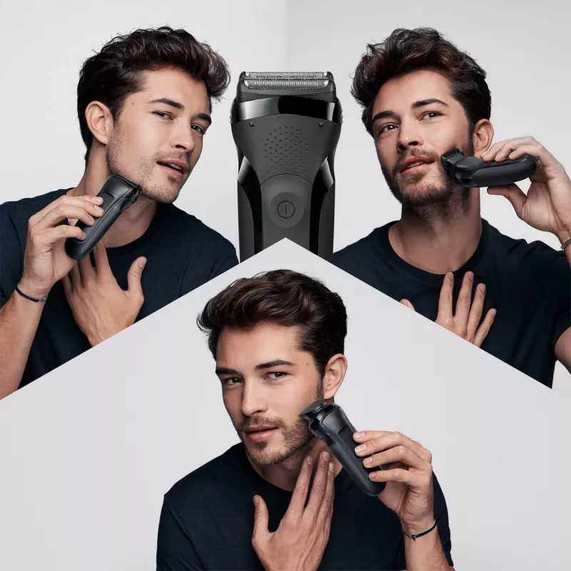 Braun Series 3 300BT bezprzewodowa golarka foliowa mokra i sucha z trymerem