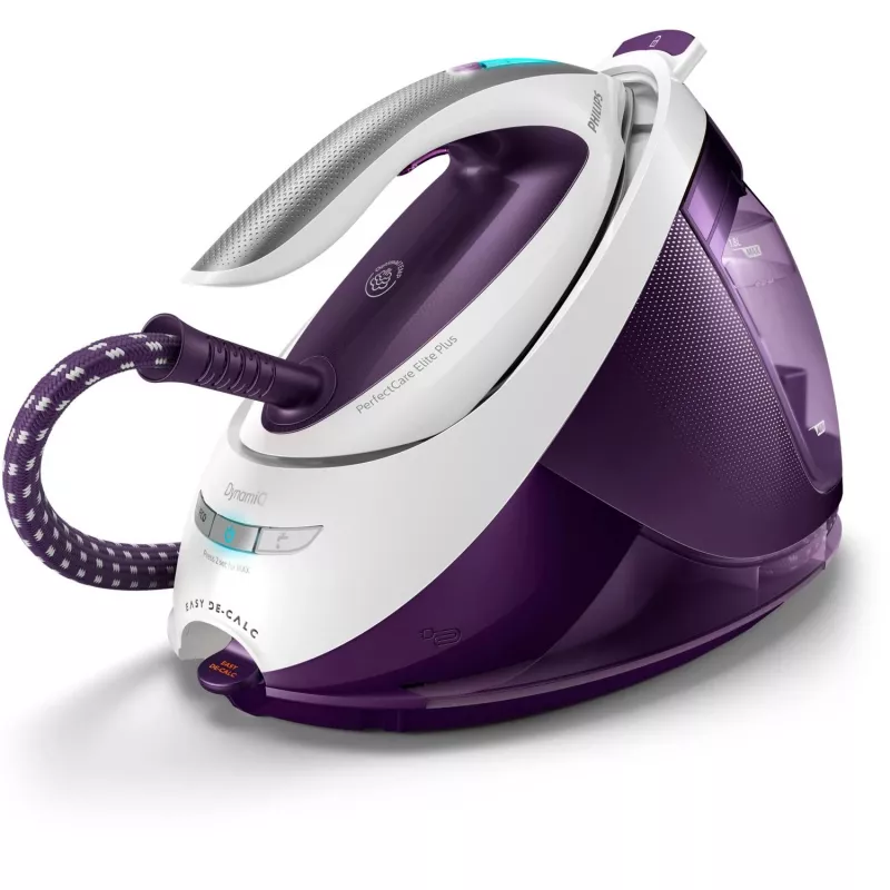 Steam ironing station Philips GC9660/30 — 1.8 L water tank, 7.5 bar pressure, 520 g/min boost, T-ionicGlide soleplate