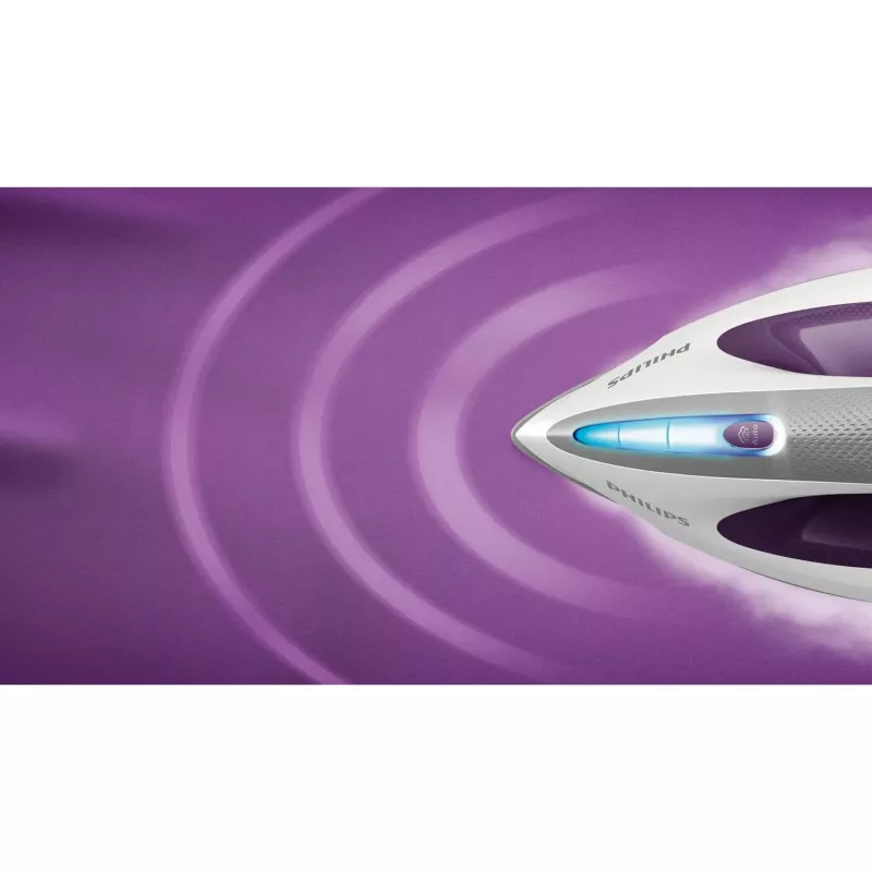 Steam ironing station Philips GC9660/30 — 1.8 L water tank, 7.5 bar pressure, 520 g/min boost, T-ionicGlide soleplate