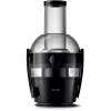 Wolnoobrotowa wyciskarka Philips Viva Collection HR1856, 800 W, czarna, wyświetlacz LED, pojemnik na sok